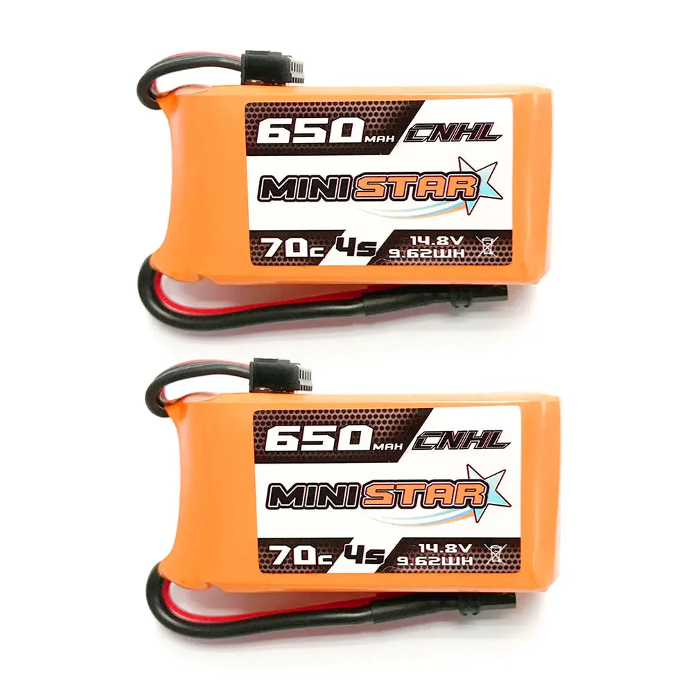 2PCS CNHL 3S 4S 11.1V 14.8V Lipo Battery 650mAh 850mAh 70C MiniStar With XT30 XT60 Plug For RC FPV Drone Quadcopter Airplane