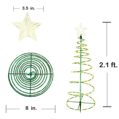 Outdoor Waterproof Solar Led Christmas Tree Decoration Solar Powered String Lights New Year 2023 Ornament Garden Decoration