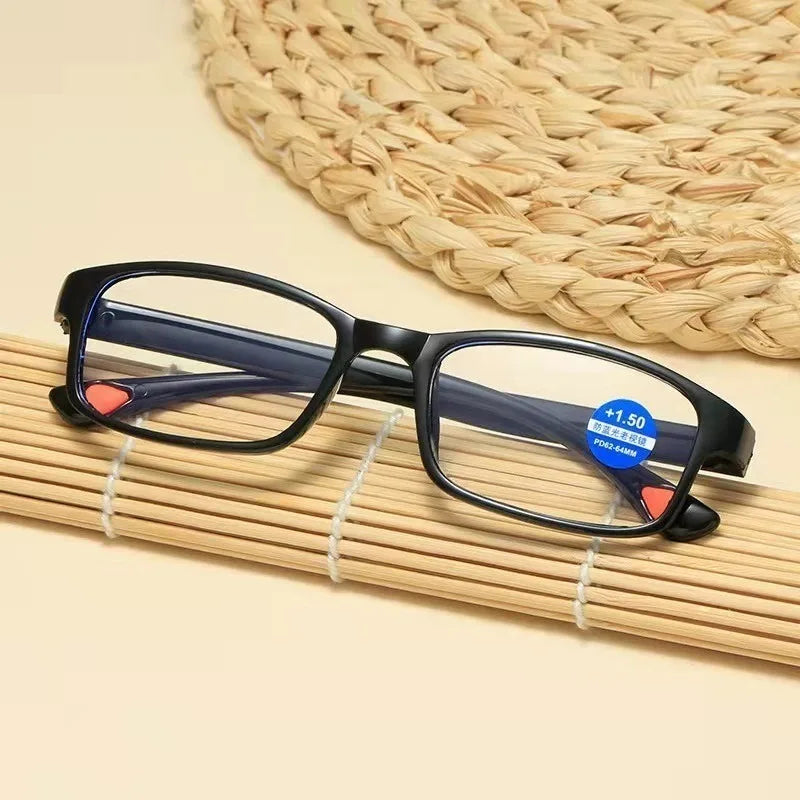 Reading Glasses +1.0~+4.0 Lightweight Anti-Blue Light Eyewear