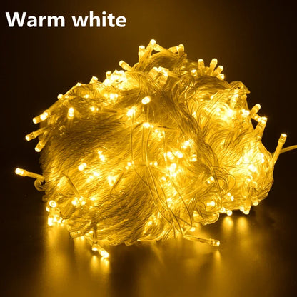 10M 100Leds Xmas Outdoor christmas lights led string lights Luces Decoracion fairy light holiday lights lighting tree garland