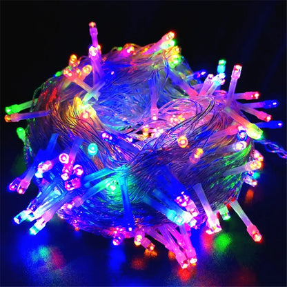 Christmas Decoration Led Christmas Lights Outdoor 20M 10M Led String Lights Decoration for Party Holiday Wedding Garland